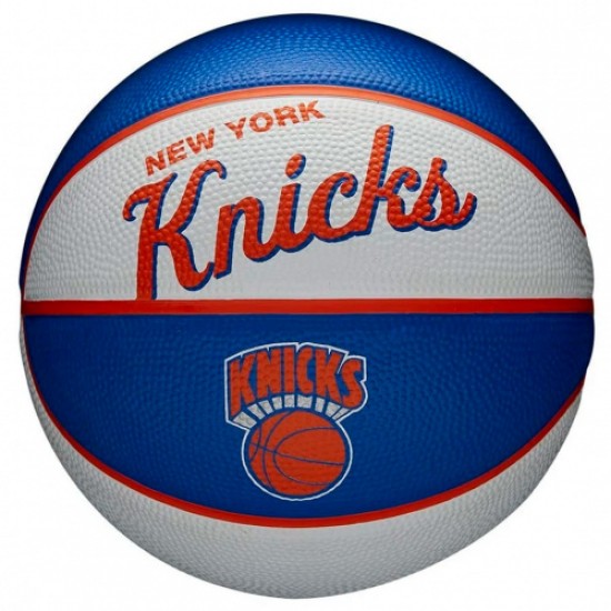 Мяч баскетбольный Wilson NBA Team Retro Mini NY Knicks