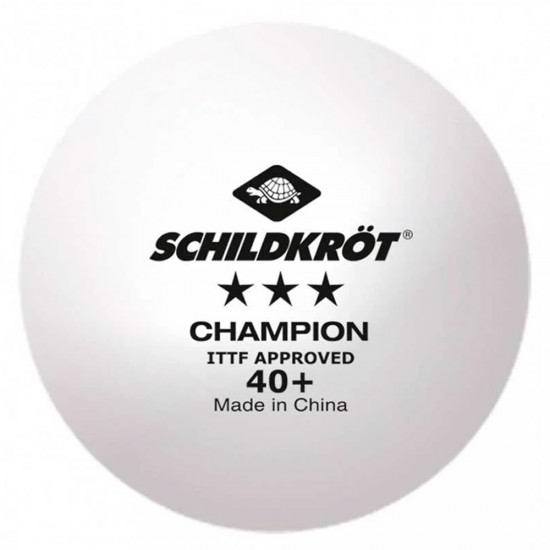 Шарик для настольного тенниса Donic Schildkrot TT-Ball 3 SternPoly 40+ (1шт) -коробка 120шт