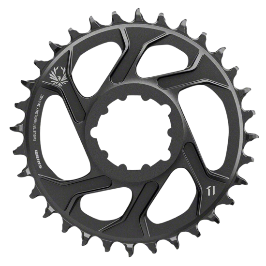 Sram звезда передняя X-Sync 2 34T Direct Mount 6mm Offset Alum Eagle black