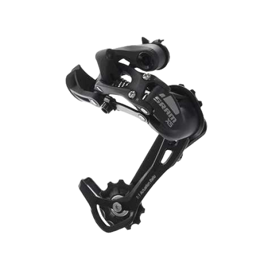 Sram задний переключатель X-5 9-speed Medium Cage Aluminum Black