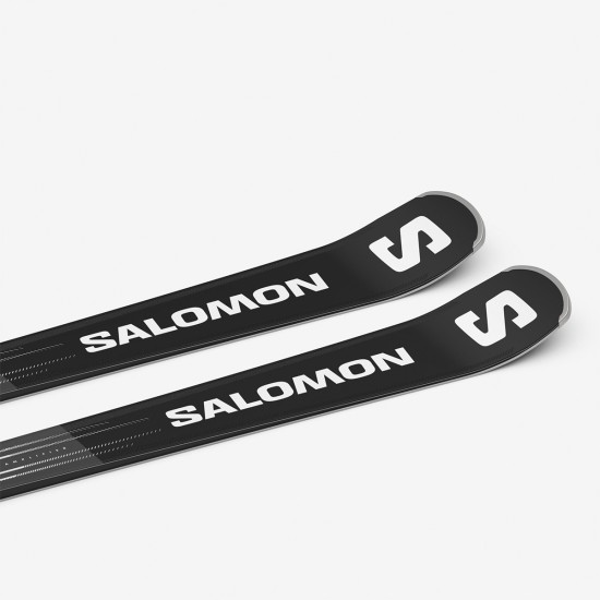 Salomon лыжи горные E S/Max 12 + M12 GW F80 BL