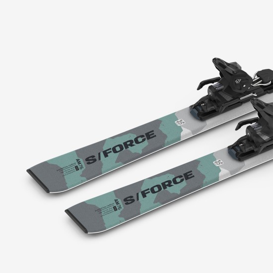 Salomon лыжи горные E S/Force AM 76 + M10 GW L80 black