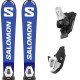 Salomon лыжи горные L S/Race Jr S + C5 GW J75 black white