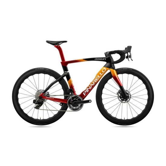 Pinarello  велосипед Dogma F Disc Red eTap AXS 2x12 DB Princeton Peak 4550 DB XDR - 2024