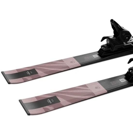 Salomon  лыжи горные Skis E S/Max N°8 G M + Bindings E M10 Gw black chrome cstl M L80