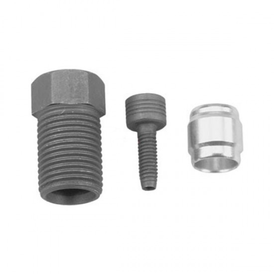 Sram  hydraulic disc brake  Hose Fitting Kit, Qty 1 (threaded hosebarb, comp fitting, comp nut)