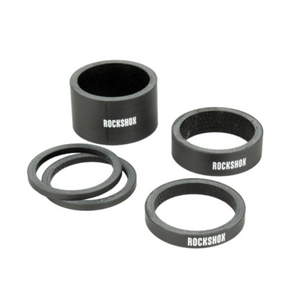 RockShox  кольца проставочные - UD Carbon - (2.5mm x2, 5mm x1, 10mm x1, 20mm x1)